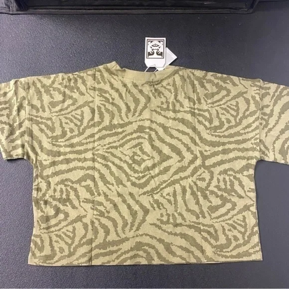 WOMENS Obey Mad River Crop Top size S - Picture 2 of 4